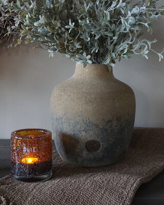 Brynxz Myosotis Boeket | Grijs/Groen | H44 cm
