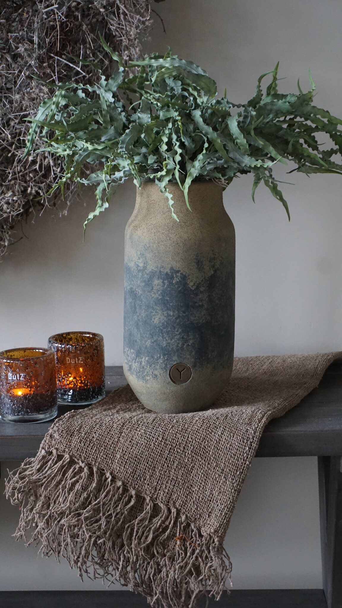 Brynxz Kunst Eucalyptus Struik | Groen | 35 cm