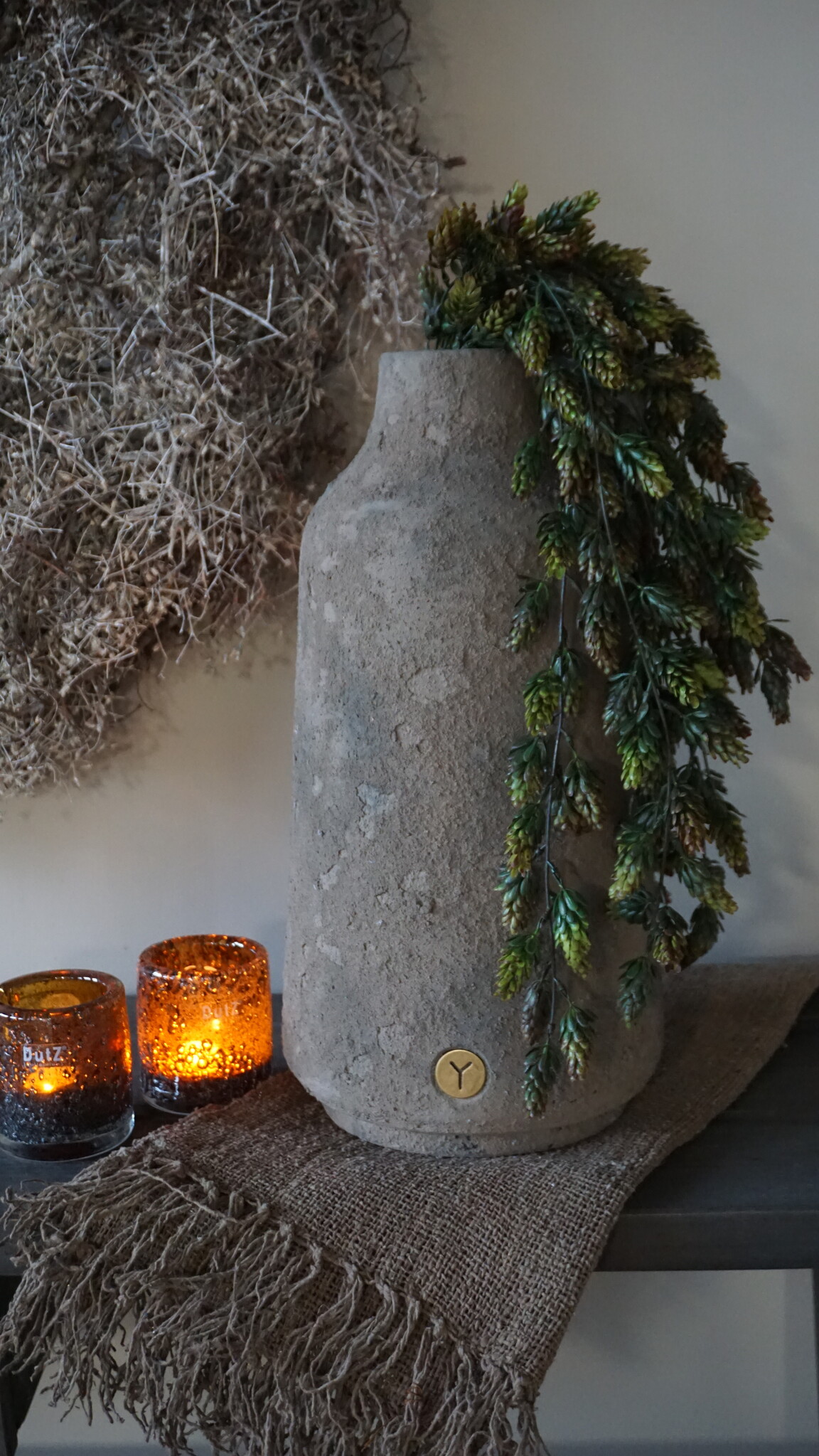 Brynxz Kunst Humulus Hangtak | Groen | 75 cm