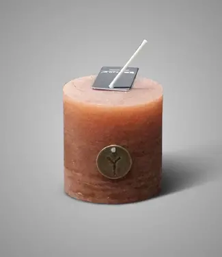 Brynxz Rustieke Kaars | Bric | H7 x D7 cm