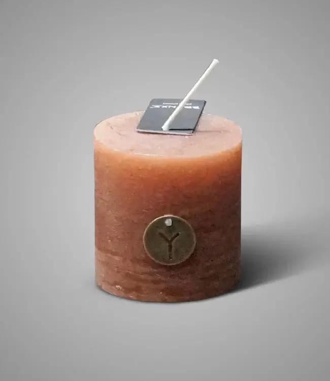 Brynxz Rustieke Kaars | Bric | H7 x D7 cm