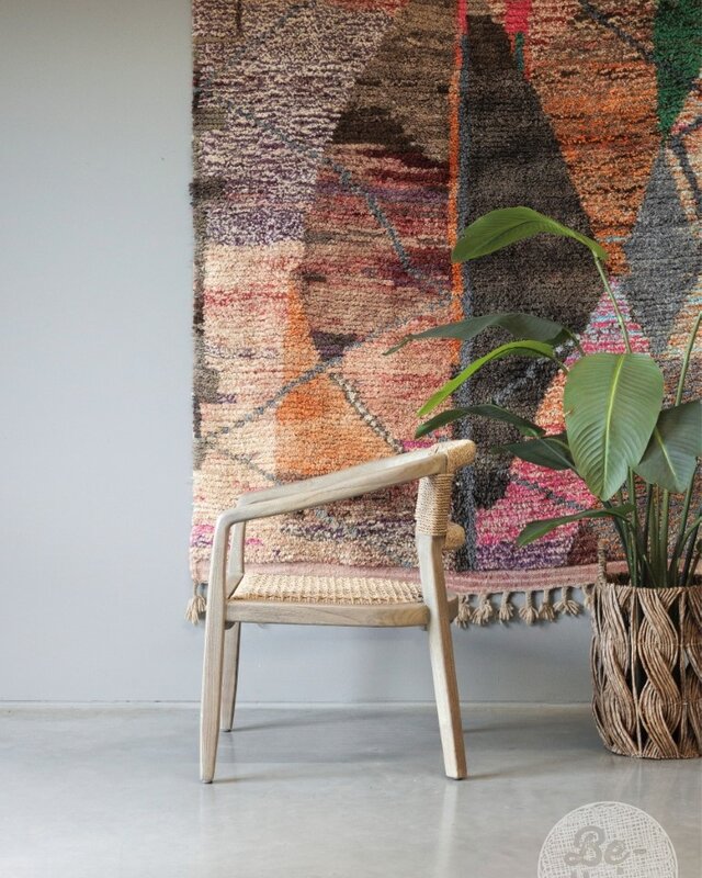Be-Uniq Eetkamerstoel | Teakhout | H80 x B62 xD65 cm