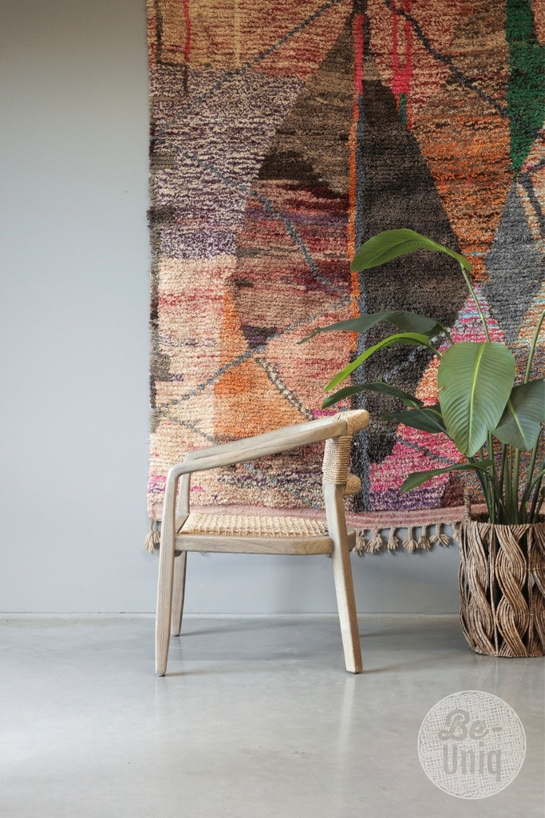 Be-Uniq Eetkamerstoel | Teakhout | H80 x B62 xD65 cm