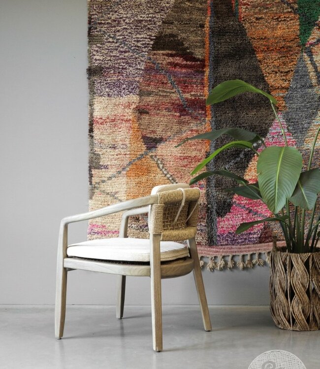 Be-Uniq Eetkamerstoel | Teakhout | H80 x B62 xD65 cm