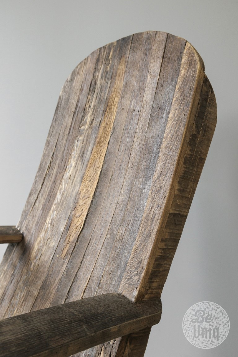 Be-Uniq Oud Houten Fauteuil | India | H125 x B66 x D80 cm