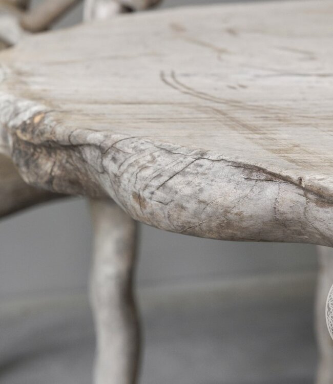 Be-Uniq Houten Set | Tafel + 4 Stoelen | Indonesië