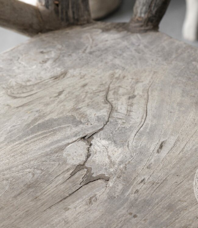 Be-Uniq Houten Set | Tafel + 4 Stoelen | Indonesië