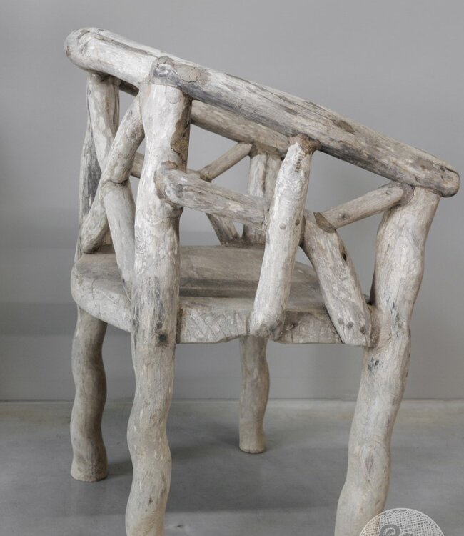 Be-Uniq Houten Set | Tafel + 4 Stoelen | Indonesië