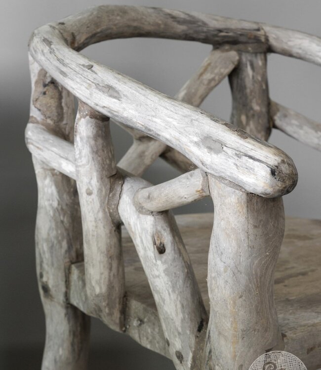 Be-Uniq Houten Set | Tafel + 4 Stoelen | Indonesië