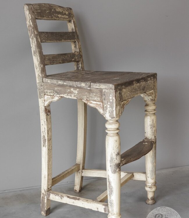 Be-Uniq Origineel Oude Markt Kruk | H114 x B51 x D45 cm