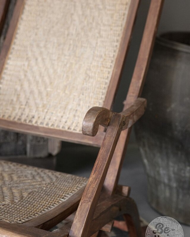 Be-Uniq Origineel Oude Veranda Fauteuil | H87 x B59 x D85 cm