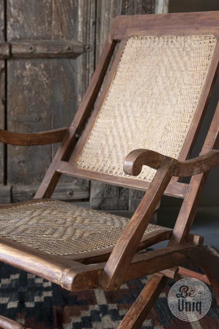 Be-Uniq Origineel Oude Veranda Fauteuil | H87 x B59 x D85 cm