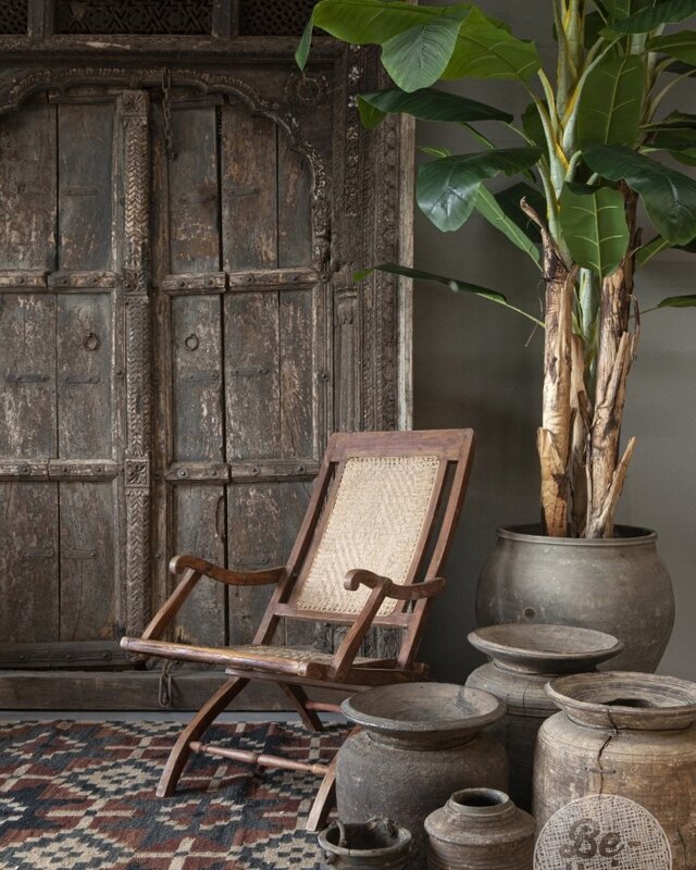 Be-Uniq Origineel Oude Veranda Fauteuil | H87 x B59 x D85 cm