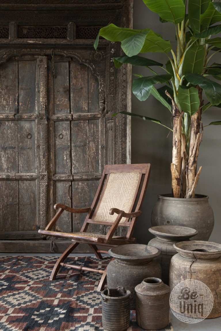 Be-Uniq Origineel Oude Veranda Fauteuil | H87 x B59 x D85 cm