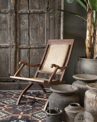Be-Uniq Origineel Oude Veranda Fauteuil | H87 x B59 x D85 cm