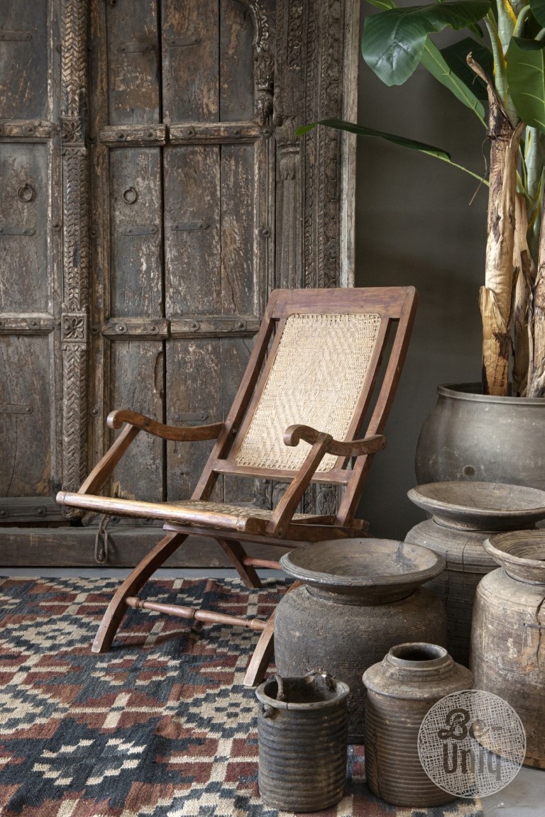 Be-Uniq Origineel Oude Veranda Fauteuil | H87 x B59 x D85 cm