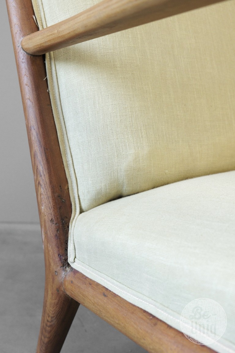 Be-Uniq Origineel Oude Retro Fauteuil | H77 x B65 x D71 cm