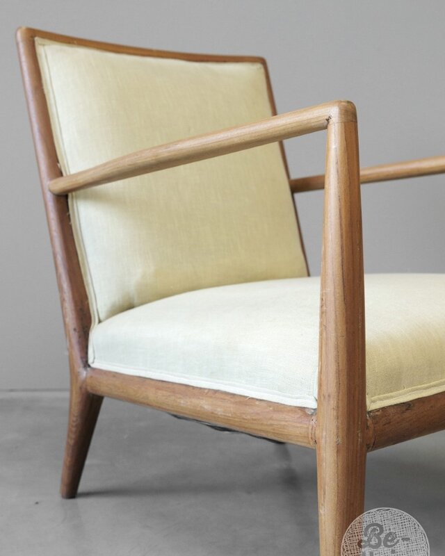 Be-Uniq Origineel Oude Retro Fauteuil | H77 x B65 x D71 cm