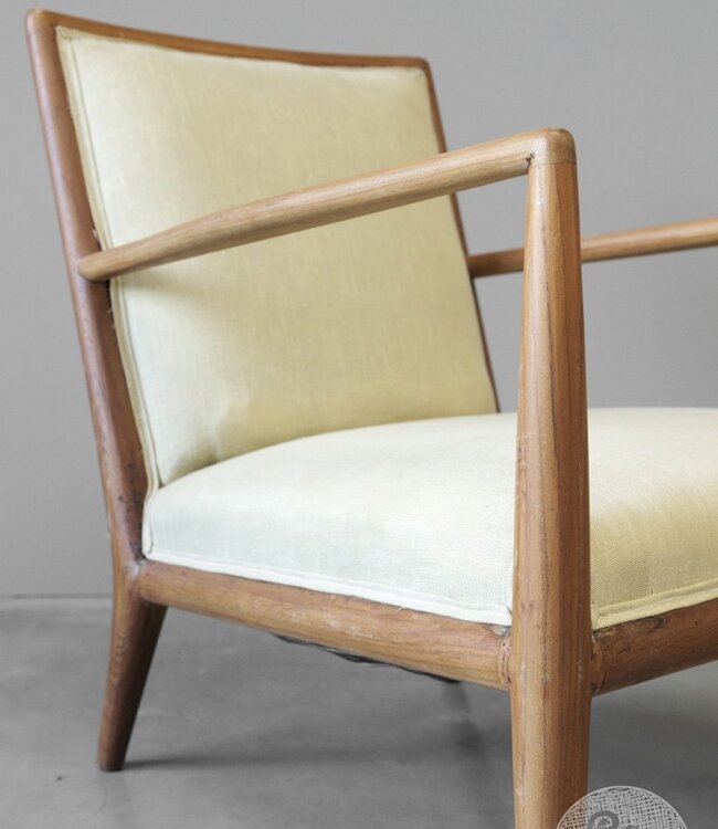 Be-Uniq Origineel Oude Retro Fauteuil | H77 x B65 x D71 cm