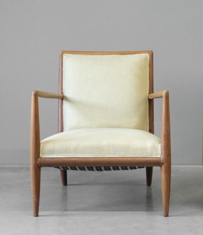 Be-Uniq Origineel Oude Retro Fauteuil | H77 x B65 x D71 cm