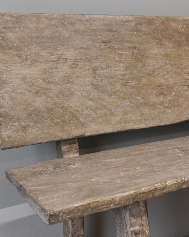 Be-Uniq Oude Bank | Met Rug | China | H92 x B140 x D41 cm