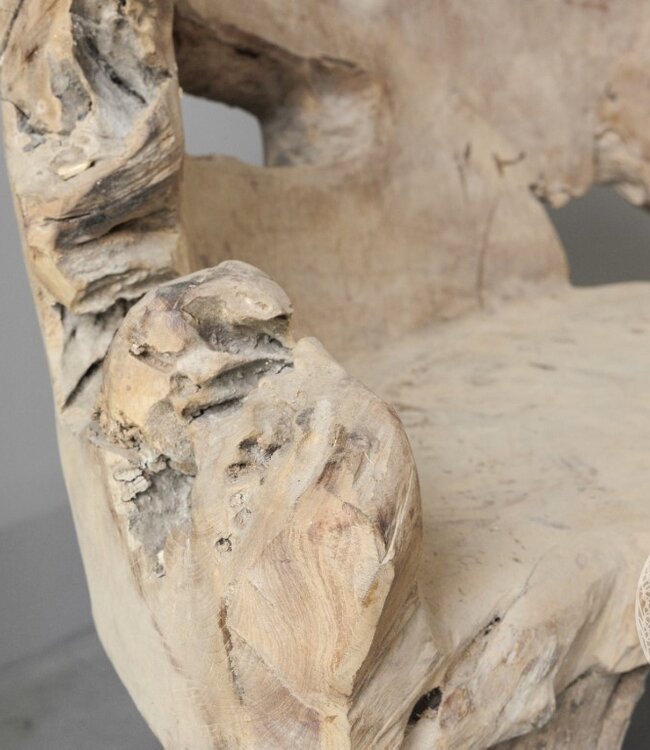 Be-Uniq Wortelhout Bankje | Indonesië | H74 x B133 x D50 cm