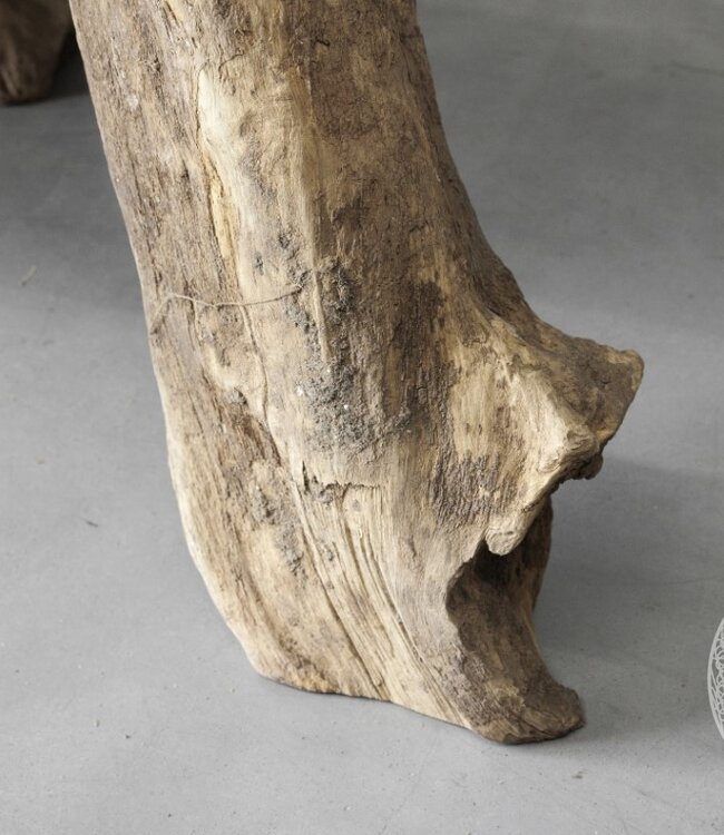 Be-Uniq Wortelhout Bankje | Indonesië | H74 x B133 x D50 cm