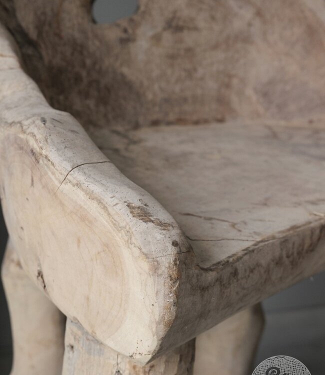 Be-Uniq Wortelhout Bankje | Indonesië | H90 x B83 x D52 cm