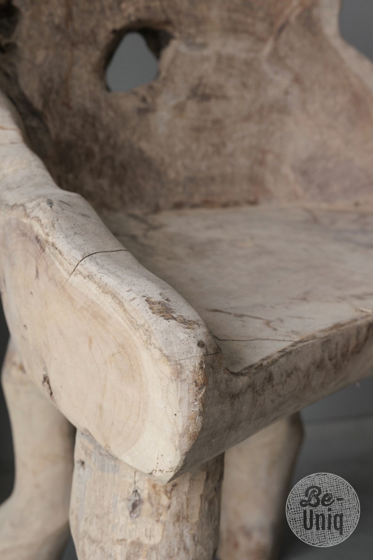 Be-Uniq Wortelhout Bankje | Indonesië | H90 x B83 x D52 cm