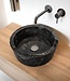 Loutro Bathroomware Waskom Bali | Glans Antraciet | Ø40 x H15 cm