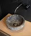 Loutro Bathroomware Waskom Petros | Glans Antraciet | Ø30 x H12 cm