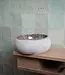 Loutro Bathroomware Waskom Rocky Mini | Marmer | Ø25 x H12 cm | 3 Kleuren!