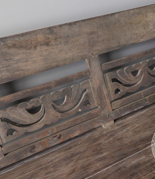 Be-Uniq Oude Javaanse Bank | Indonesië | H92 x B212 x D60 cm