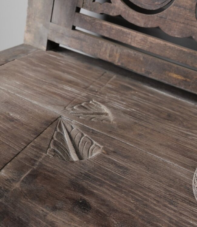 Be-Uniq Oude Javaanse Bank | Indonesië | H92 x B212 x D60 cm