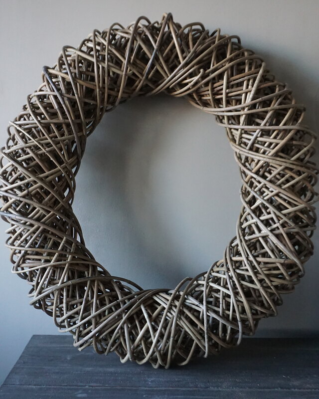 Rene Houtman Krans | Kuboo | Naturel | H25 x D80 cm