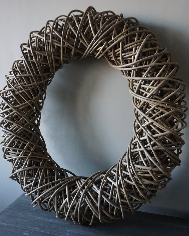Rene Houtman Krans | Kuboo | Naturel | H25 x D80 cm