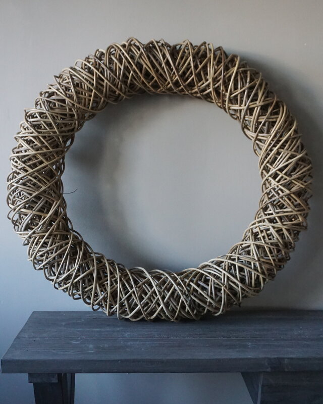 Rene Houtman Krans | Kuboo | Naturel | H25 x D100 cm