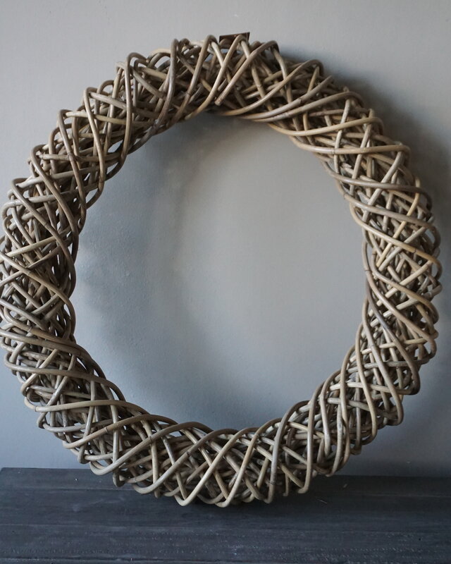 Rene Houtman Krans | Kuboo | Naturel | H15 x D60 cm