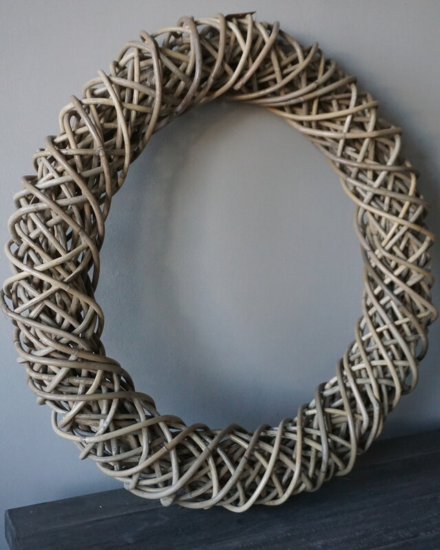 Rene Houtman Krans | Kuboo | Naturel | H15 x D60 cm