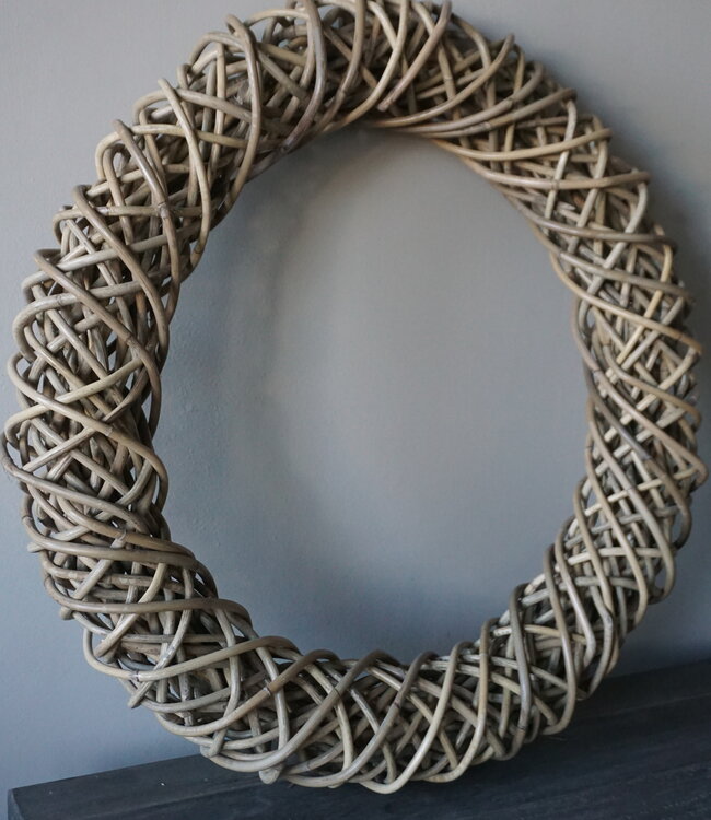 Rene Houtman Krans | Kuboo | Naturel | H15 x D60 cm