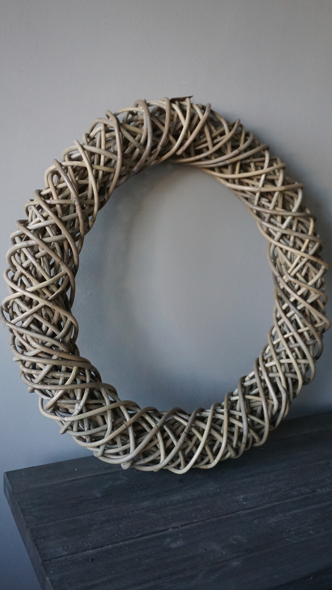 Rene Houtman Krans | Kuboo | Naturel | H15 x D60 cm