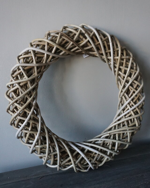 Rene Houtman Krans | Kuboo | Naturel | H13 x D50 cm