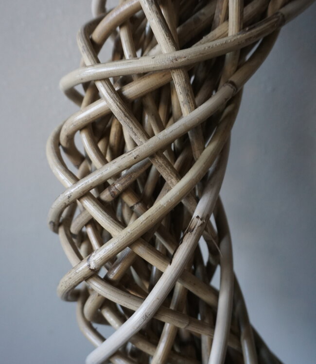 Rene Houtman Krans | Kuboo | Naturel | H13 x D50 cm