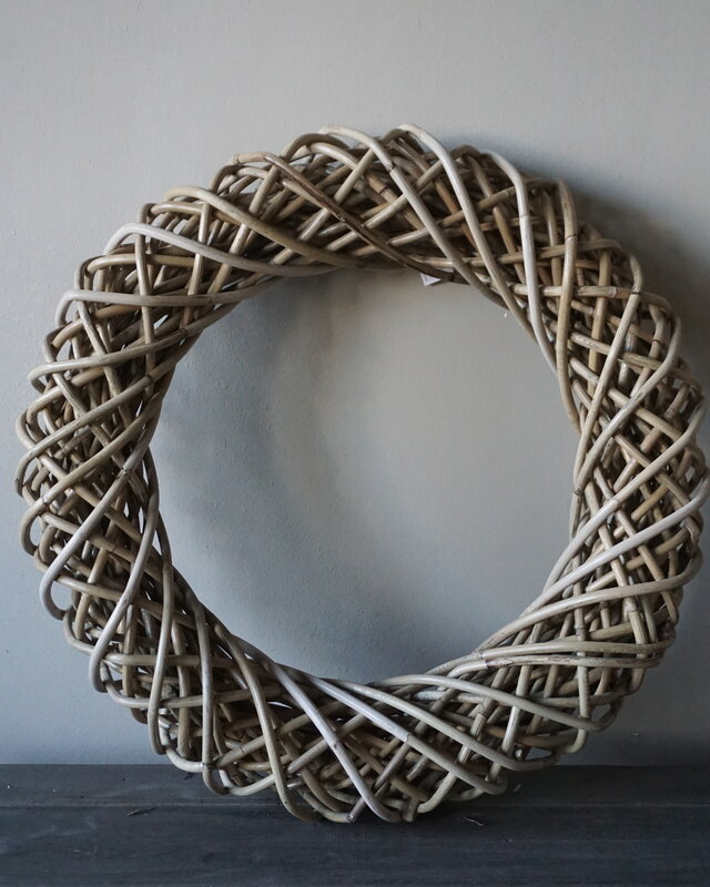 Rene Houtman Krans | Kuboo | Naturel | H13 x D50 cm