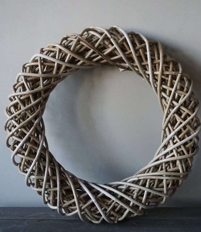 Rene Houtman Krans | Kuboo | Naturel | H13 x D50 cm