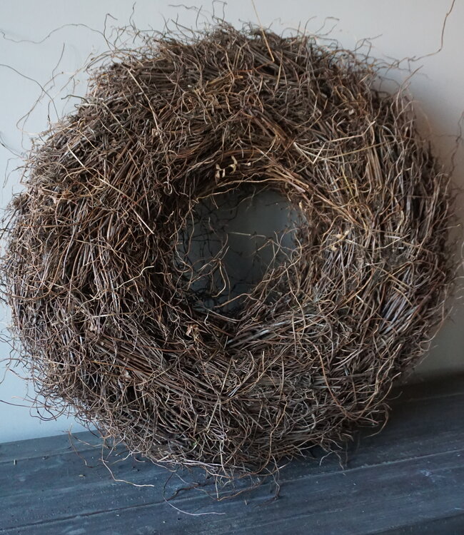 Rene Houtman Krans | Varenwortel | Rood | H20 x D60 cm