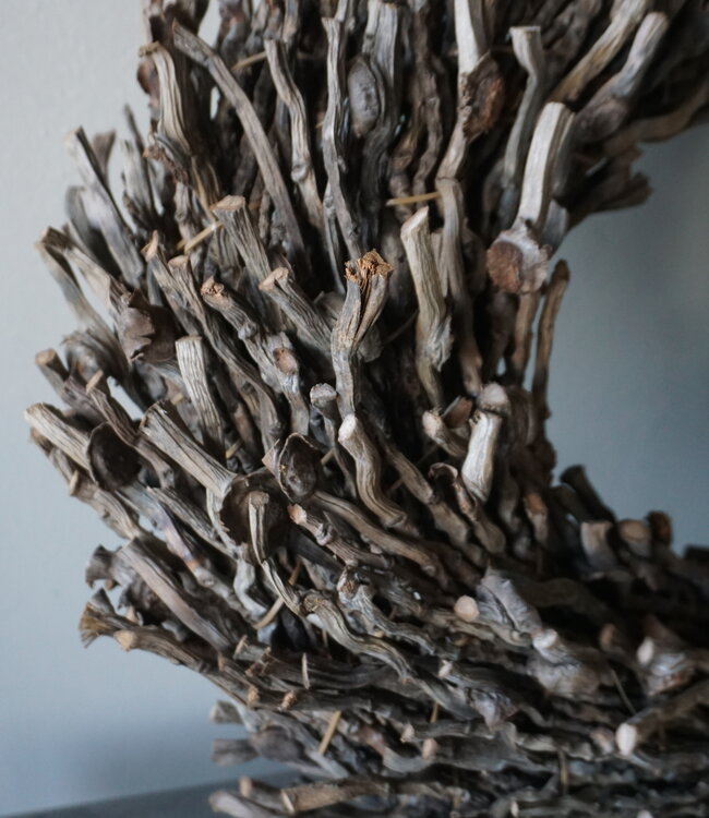 Rene Houtman Krans | Botay | Naturel | H15 x D50 cm