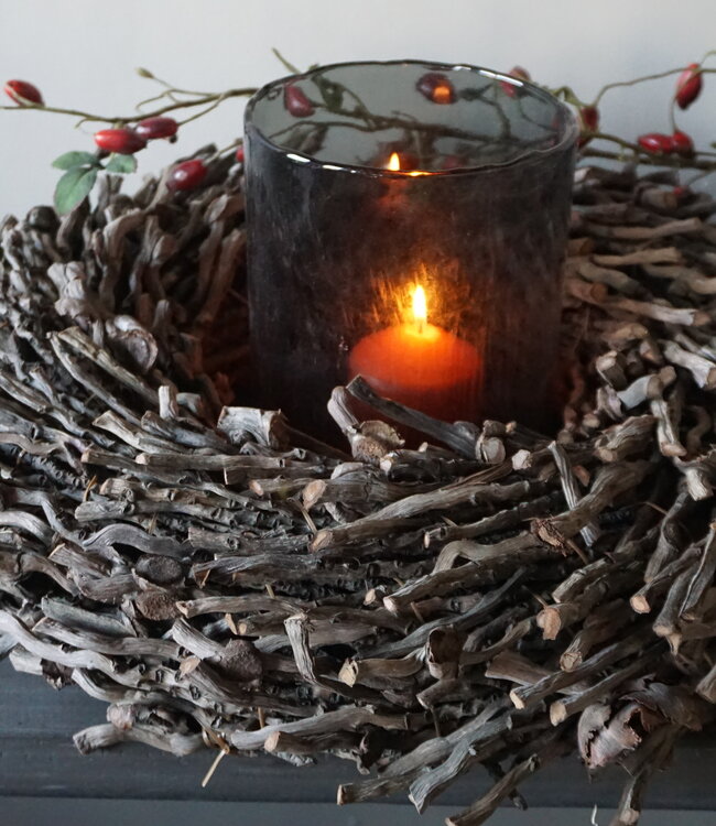 Rene Houtman Krans | Botay | Naturel | H15 x D50 cm