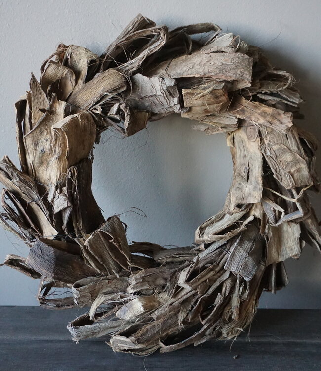 Rene Houtman Krans | Agave | Naturel | H10 x D40 cm