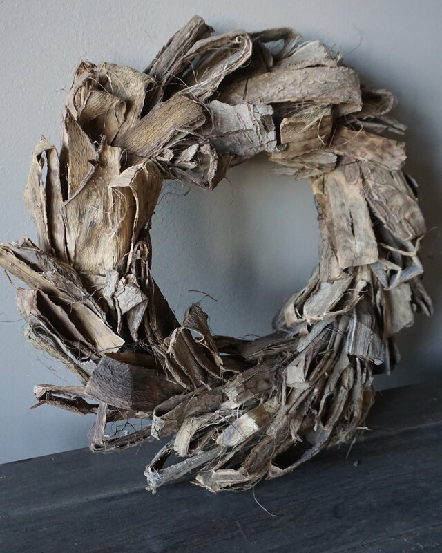 Rene Houtman Krans | Agave | Naturel | H10 x D40 cm